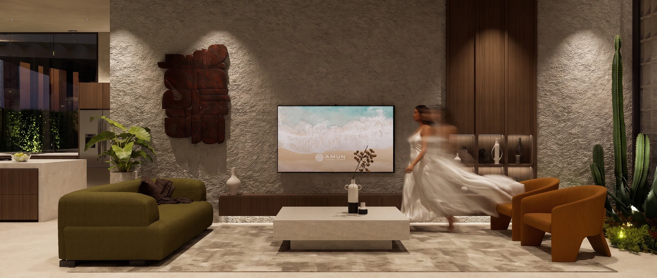 Visualización conceptual de la sala de AMŪN
